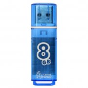 USB-флеш 8GB Smart Buy Glossy (синий)