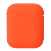 Чехол Soft touch для кейса Apple AirPods (оранжевый) — 1