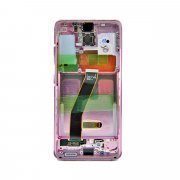 Дисплейный модуль с тачскрином для Samsung Galaxy S20 (G980F) (розовый) — 2