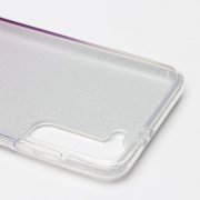 Чехол-накладка SC097 Gradient для Samsung Galaxy S21 Plus (G996B) (серебристо-фиолетовая) — 2