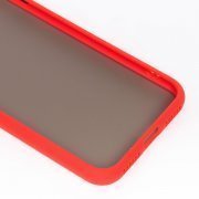 Чехол-накладка PC041 для Apple iPhone SE 2020 (черно-красная) — 3