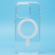 Чехол-накладка SafeMag для Apple iPhone 14 Pro (прозрачная) — 1