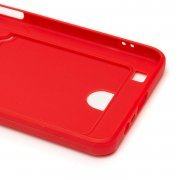 Чехол-накладка SC315 с картхолдером для Realme C31 (красная) — 3