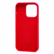 Чехол-накладка Silicone Case SafeMag с анимацией для Apple iPhone 14 Pro (красная) — 2