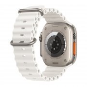 Ремешок ApW26 Ocean Band для Apple Watch 45 mm силикон (белый) — 3