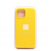 Чехол-накладка ORG Soft Touch для Apple iPhone 13 mini (желтая) — 2