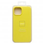 Чехол-накладка ORG Soft Touch для Apple iPhone 14 (лимонная) — 2