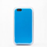Чехол-накладка ORG Soft Touch для Apple iPhone 6 (голубая) — 1