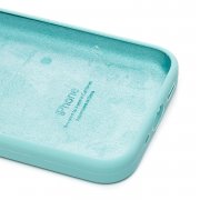 Чехол-накладка ORG Soft Touch с закрытой камерой для Apple iPhone 13 mini (светло-голубая) — 3