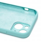 Чехол-накладка ORG Soft Touch с закрытой камерой для Apple iPhone 13 mini (светло-голубая) — 2