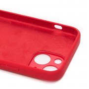 Чехол-накладка ORG Soft Touch с закрытой камерой для Apple iPhone 13 mini (красная) — 2