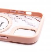 Чехол-накладка SM015 SafeMag для Apple iPhone 12 (светло-розовая) (003) — 3