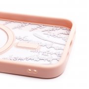 Чехол-накладка SM015 SafeMag для Apple iPhone 12 (светло-розовая) (003) — 2