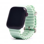 Ремешок - ApW26 Ocean Band Apple Watch 49 mm Watch 42/44/45/49мм силикон (светло-голубый) — 1