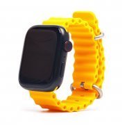 Ремешок - ApW26 Ocean Band Apple Watch 45 mm силикон (желтый) — 1