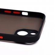 Чехол-накладка - PC041 для Apple iPhone 14 (черная) — 3