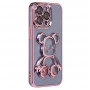 Чехол-накладка - SC329 для Apple iPhone 13 Pro (розовая) — 2