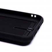 Чехол-накладка - SC304 с картхолдером для Apple iPhone 11 (208469) (черная) — 2