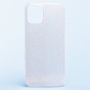 Чехол-накладка - Glamour для Apple iPhone 12 mini (серебристая)