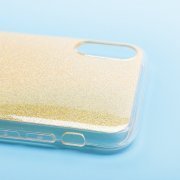 Чехол-накладка - Glamour для Apple iPhone X (золотистая) — 3