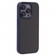 Чехол-накладка - PC035 для Apple iPhone 15 Pro (синяя) — 3