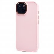 Чехол-накладка - SC311 для Apple iPhone 15 (светло-розовая) — 3
