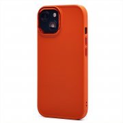 Чехол-накладка - SC311 для Apple iPhone 15 (оранжевая) — 3