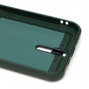 Чехол-накладка - SC304 с картхолдером для Apple iPhone 13 Pro (208491) (темно-зеленая) — 3