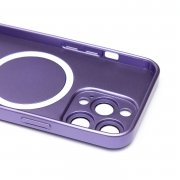 Чехол-накладка - SM020 Matte SafeMag для Apple iPhone 13 Pro (фиолетовая) — 3