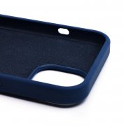 Чехол-накладка ORG Soft Touch для Apple iPhone 15 (темно-синяя) — 3