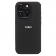 Чехол-накладка ORG Soft Touch для Apple iPhone 15 Pro (черная)