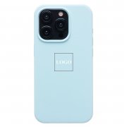 Чехол-накладка ORG Soft Touch для Apple iPhone 15 Pro (тускло-синяя) — 1