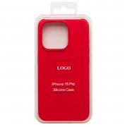 Чехол-накладка ORG Soft Touch для Apple iPhone 15 Pro (красная) — 2