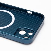 Чехол-накладка - SM021 SafeMag для Apple iPhone 14 (синяя) — 2