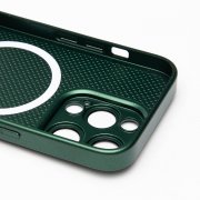 Чехол-накладка - SM021 SafeMag для Apple iPhone 15 Pro (зеленая) — 3