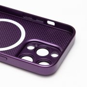 Чехол-накладка - SM021 SafeMag для Apple iPhone 15 Pro (лиловая) — 3