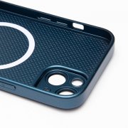 Чехол-накладка - SM021 SafeMag для Apple iPhone 15 Plus (синяя) — 3
