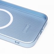 Чехол-накладка - SM021 SafeMag для Apple iPhone 15 Plus (светло-синяя) — 2