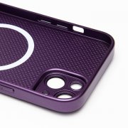 Чехол-накладка - SM021 SafeMag для Apple iPhone 15 Plus (лиловая) — 3