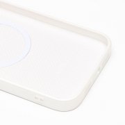 Чехол-накладка - SM021 SafeMag для Apple iPhone 15 Plus (белая) — 2