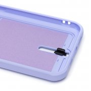 Чехол-накладка - SC304 с картхолдером для Apple iPhone 13 (208482) (светло-лиловая) — 3