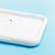 Чехол-накладка - SC304 с картхолдером для Apple iPhone X (218016) (белая) — 3