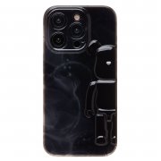 Чехол-накладка - SC332 для Apple iPhone 15 Pro (черная) — 1