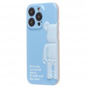 Чехол-накладка - SC332 для Apple iPhone 15 Pro (светло-синяя) — 3