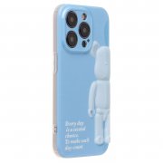 Чехол-накладка - SC332 для Apple iPhone 15 Pro (светло-синяя) — 2