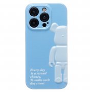 Чехол-накладка - SC332 для Apple iPhone 15 Pro (светло-синяя) — 1