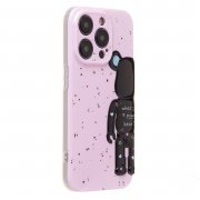 Чехол-накладка - SC332 для Apple iPhone 15 Pro (светло-розовая) — 2