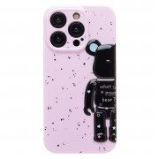 Чехол-накладка - SC332 для Apple iPhone 15 Pro (светло-розовая) — 1