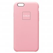 Чехол-накладка [ORG] Soft Touch для Apple iPhone 6S (светло-розовая)