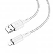 Кабель Borofone BX90 (USB - lightning) (белый)